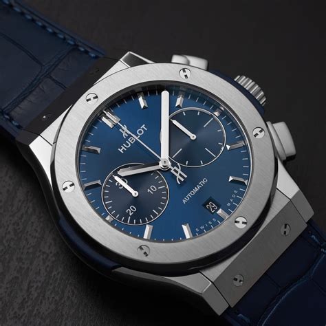 hublot blue titanium price|hublot classic fusion titanium price.